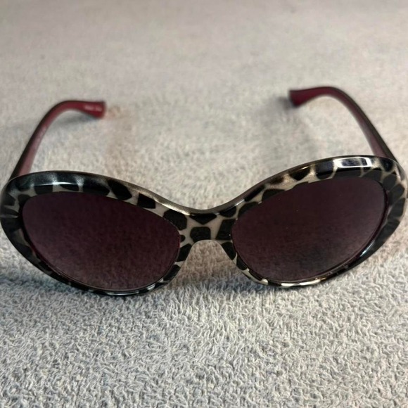 Y2K Brown and red round sunglasses - Picture 1 of 3